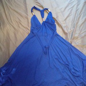 Royal blue dress